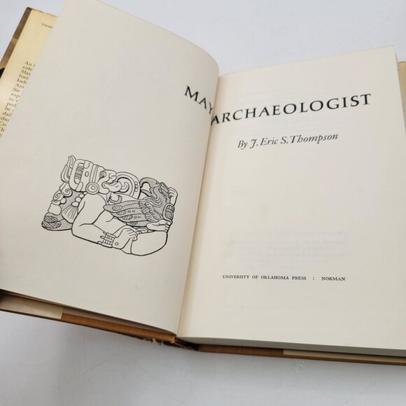 Maya Archaeologist by J. Eric S. Thompson Vintage 1963 Third Printing HCDJ BK050 - Picture 9 of 11
